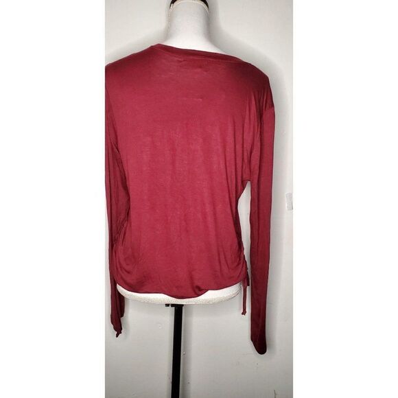 Rebellious One Long Sleeve Side Scrunch T-Shirt  L - Picture 7 of 7